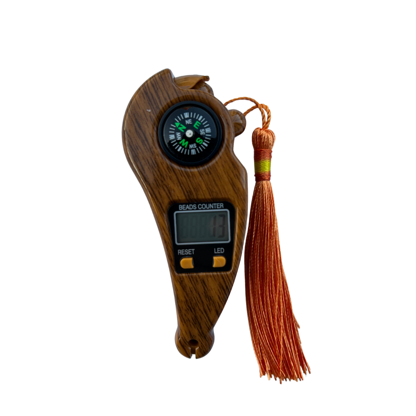 Compteur de tasbih digital avec boussole
